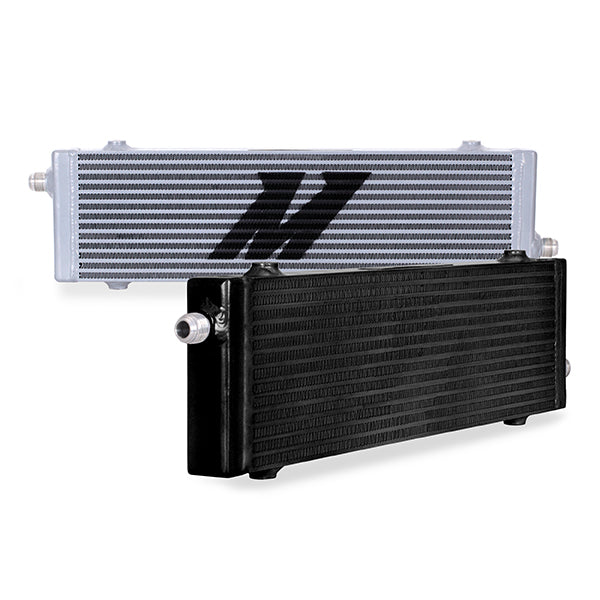 Mishimoto MMOC-SP-LSL Universal Oil Cooler  Cross Flow Bar And Plate  Silver  Large