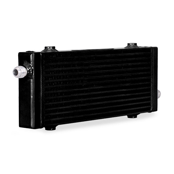 Mishimoto MMOC-SP-MBK Universal Oil Cooler  Cross Flow Bar And Plate  Black  Medium