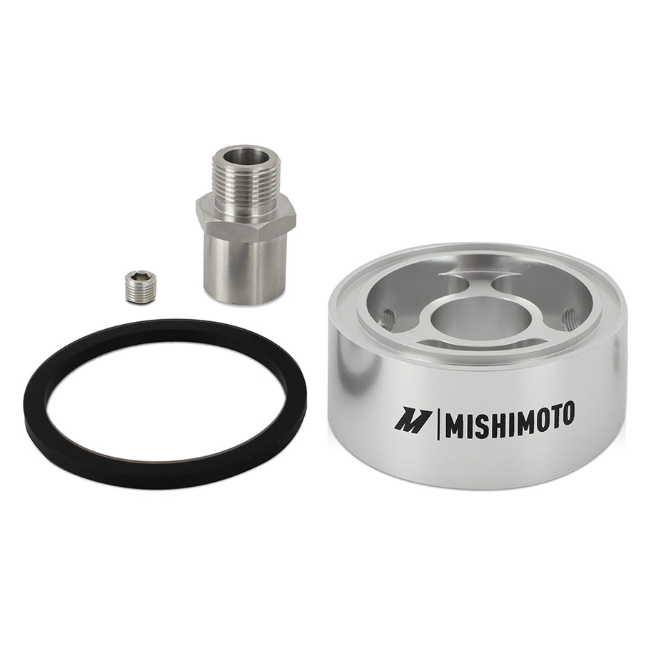 Mishimoto MMOC-SPC32-M20SL Oil Filter Spacer  Silver  32mm  M20 X 1.5