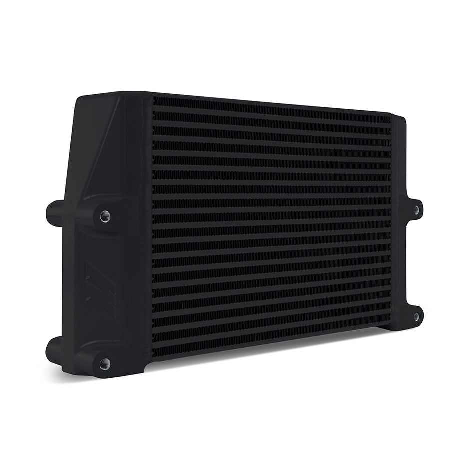 Mishimoto MMOC-SSO-10BK Universal Oil Cooler  HD Bar-and-Plate  Black  10" Core  Same-Side Outlets