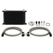 Mishimoto MMOC-UHBK Universal Oil Cooler  25-Row  Black  Kit