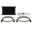 Mishimoto MMOC-ULBK Universal Oil Cooler 19-Row  Black  Kit