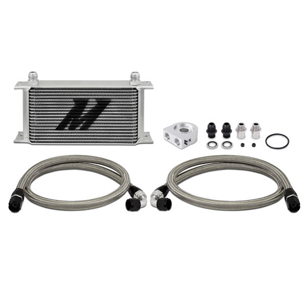 Mishimoto MMOC-UL Universal Oil Cooler 19-Row  Silver  Kit