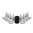 Mishimoto MMOR-F2D-03 High-Pressure Oil Rail Ball Tube Set  Fits 2004.5-2007 Ford 6.0L Powerstroke