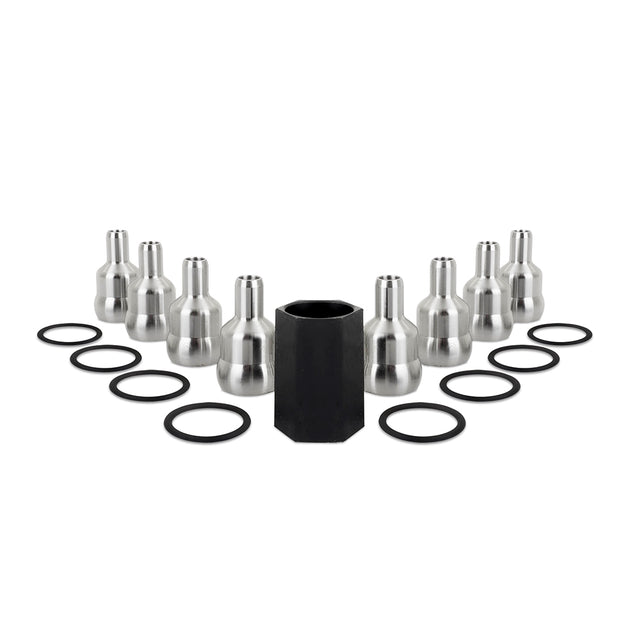 Mishimoto MMOR-F2D-03 High-Pressure Oil Rail Ball Tube Set  Fits 2004.5-2007 Ford 6.0L Powerstroke
