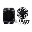 Mishimoto MMRAD-UNI-DRGBK Universal 9in Drag Race Performance Aluminum Radiator  Black