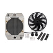 Mishimoto MMRAD-UNI-DRGN Universal 9in Drag Race Performance Aluminum Radiator  Natural
