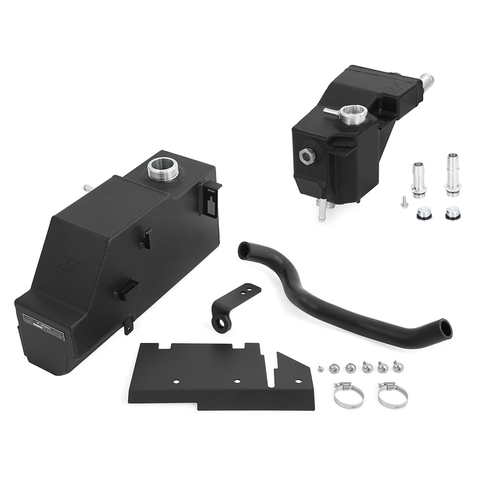 Mishimoto MMRT-F2D-11KMWBK Aluminum Degas Tank Kit  Black  Fits Ford 6.7L Powerstroke 2011-2019