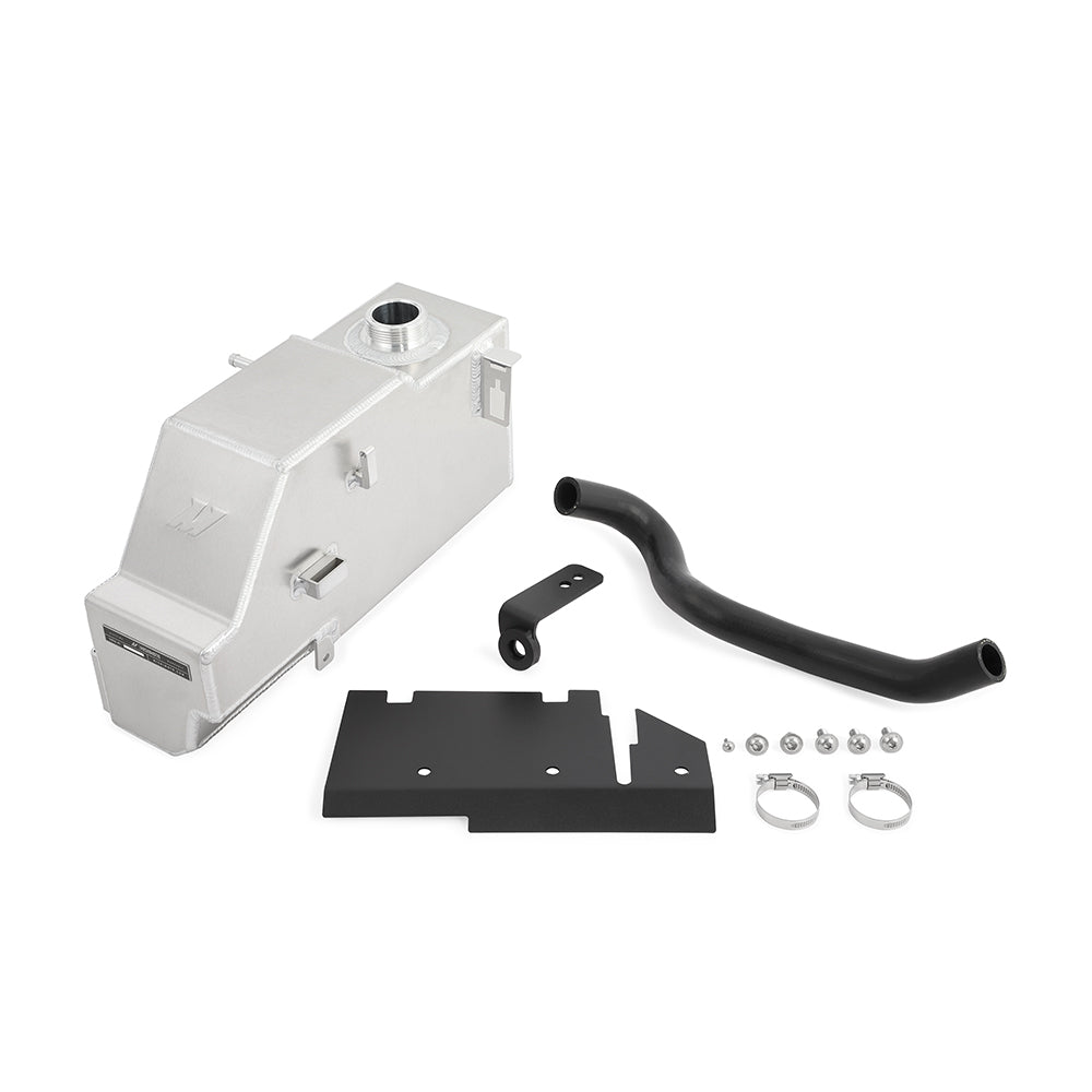 Mishimoto MMRT-F2D-11PN Aluminum Primary Degas Tank  Natural  Fits Ford 6.7L Powerstroke 2011-2019