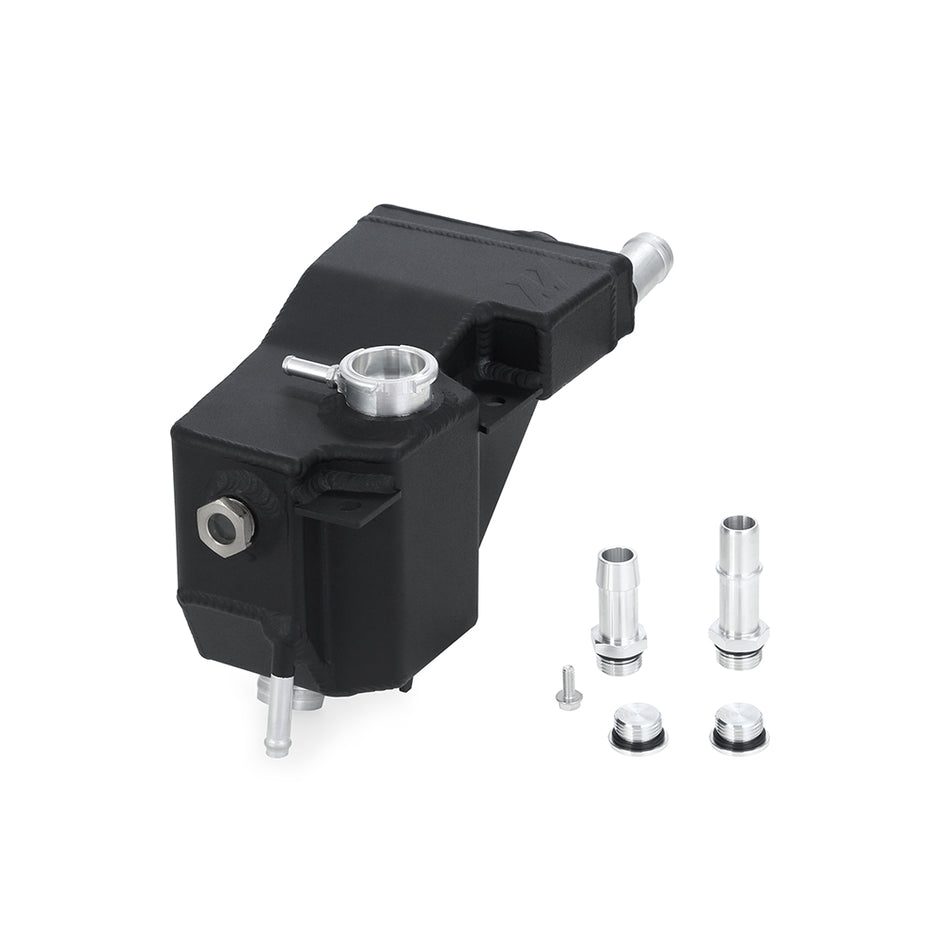 Mishimoto MMRT-F2D-11SMWBK Aluminum Secondary Degas Tank  Black  Fits Ford 6.7L Powerstroke 2011+