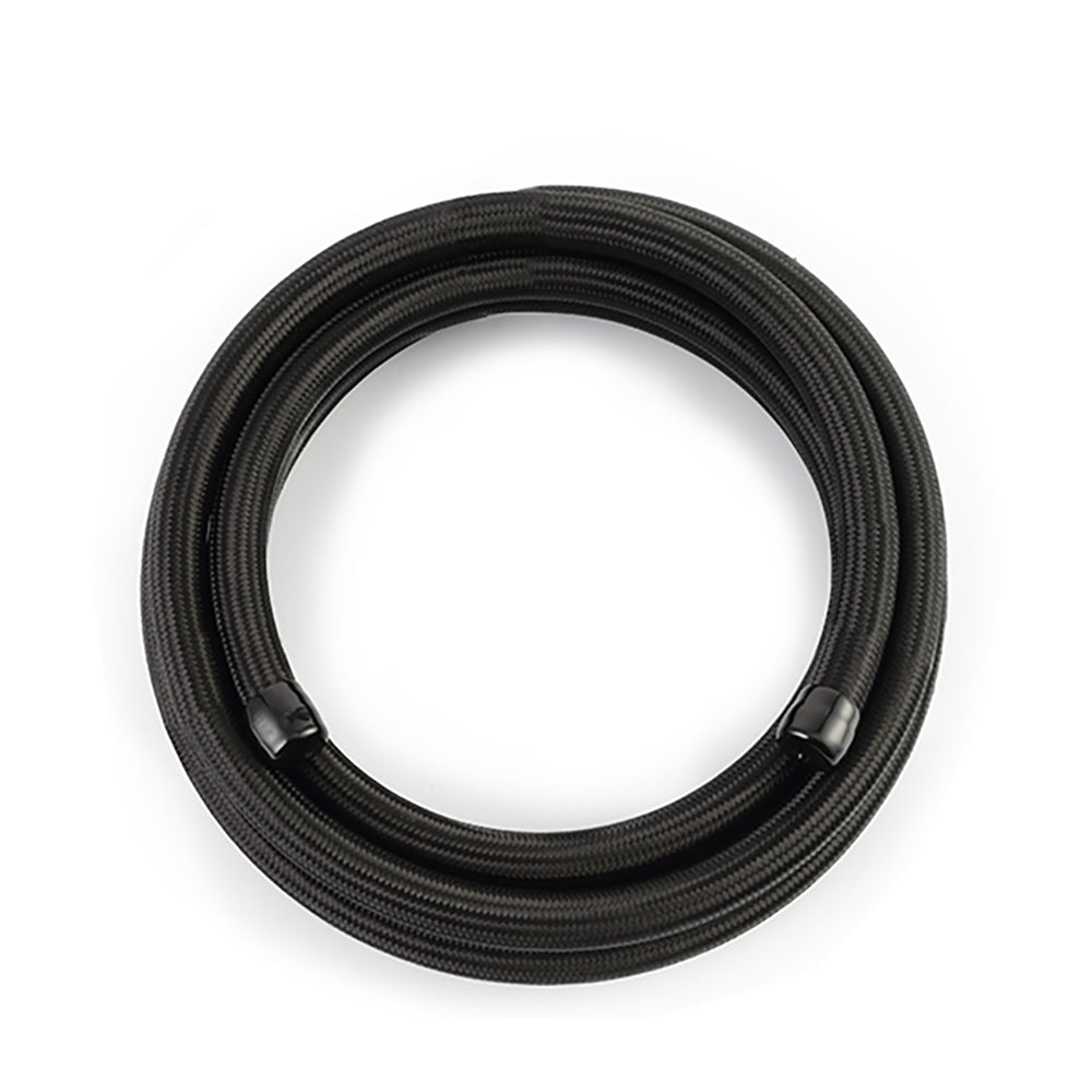 Mishimoto MMSBH-06180-CB -6AN Braided Line  Black Nylon  15 Ft