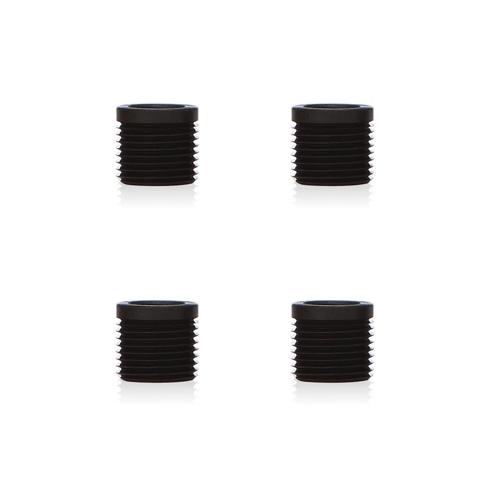 Mishimoto MMSK-ADAP-4 Shift Knob Adapter  Black  Threaded  4 Pack