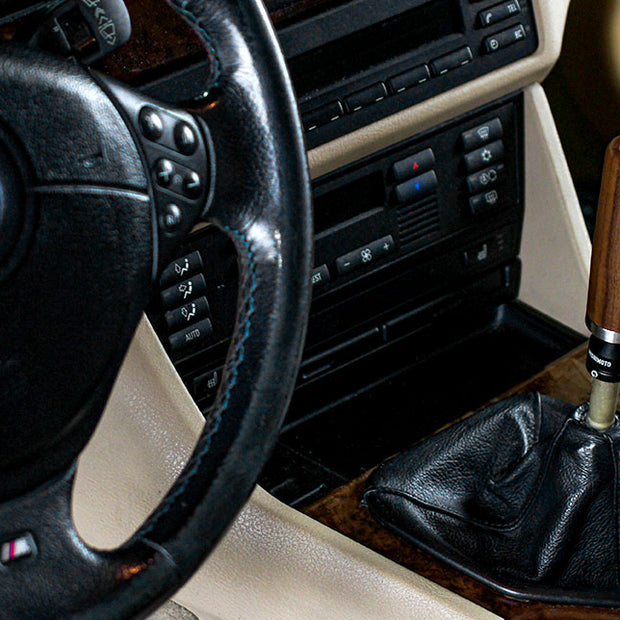Mishimoto MMSK-ADAP-BMWBK Shift Knob Adapter  Black  Non-Threaded