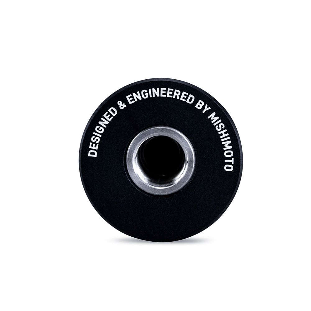 Mishimoto MMSK-BMXBKBK Shift Knob  Black Top/Bottom  Black BMX Grip