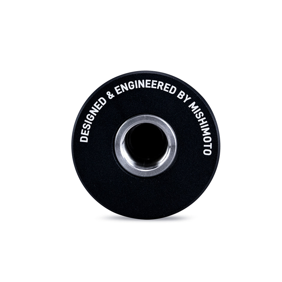 Mishimoto MMSK-BMXBKRDH Shift Knob  Black Top/Bottom  Red BMX Grip