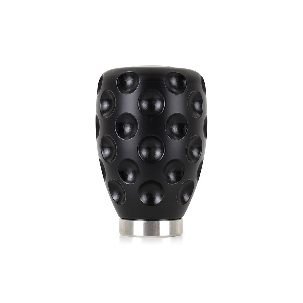 Mishimoto MMSK-DMPL-BK Shift Knob  Black  Weighted  W/Steel Core  Delrin Dimpled Shell