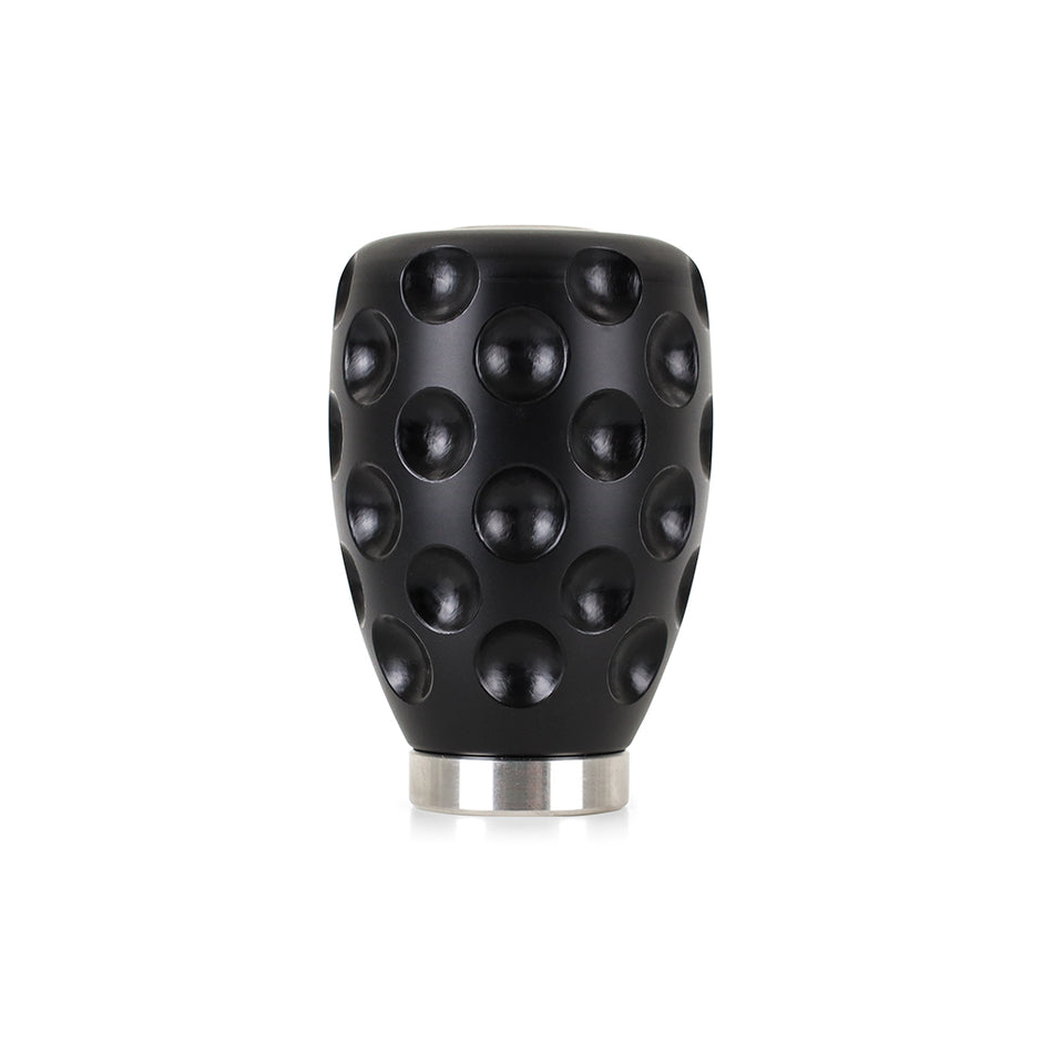 Mishimoto MMSK-DMPL-BK Shift Knob  Black  Weighted  W/Steel Core  Delrin Dimpled Shell