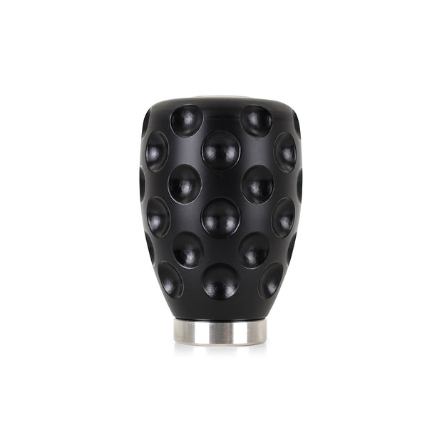 Mishimoto MMSK-DMPL-BK Shift Knob  Black  Weighted  W/Steel Core  Delrin Dimpled Shell