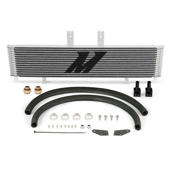 Mishimoto MMTC-DMAX-03SL Transmission Cooler  Silver  Fits Chevrolet/GMC 6.6L Duramax LB7/LLY 2003-2005