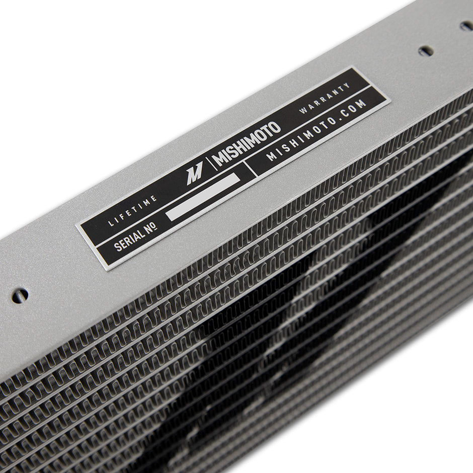 Mishimoto MMTC-DMAX-15SL Transmission Cooler  Silver  Fits Chevrolet/GMC 6.6L Duramax LML 2015-2016
