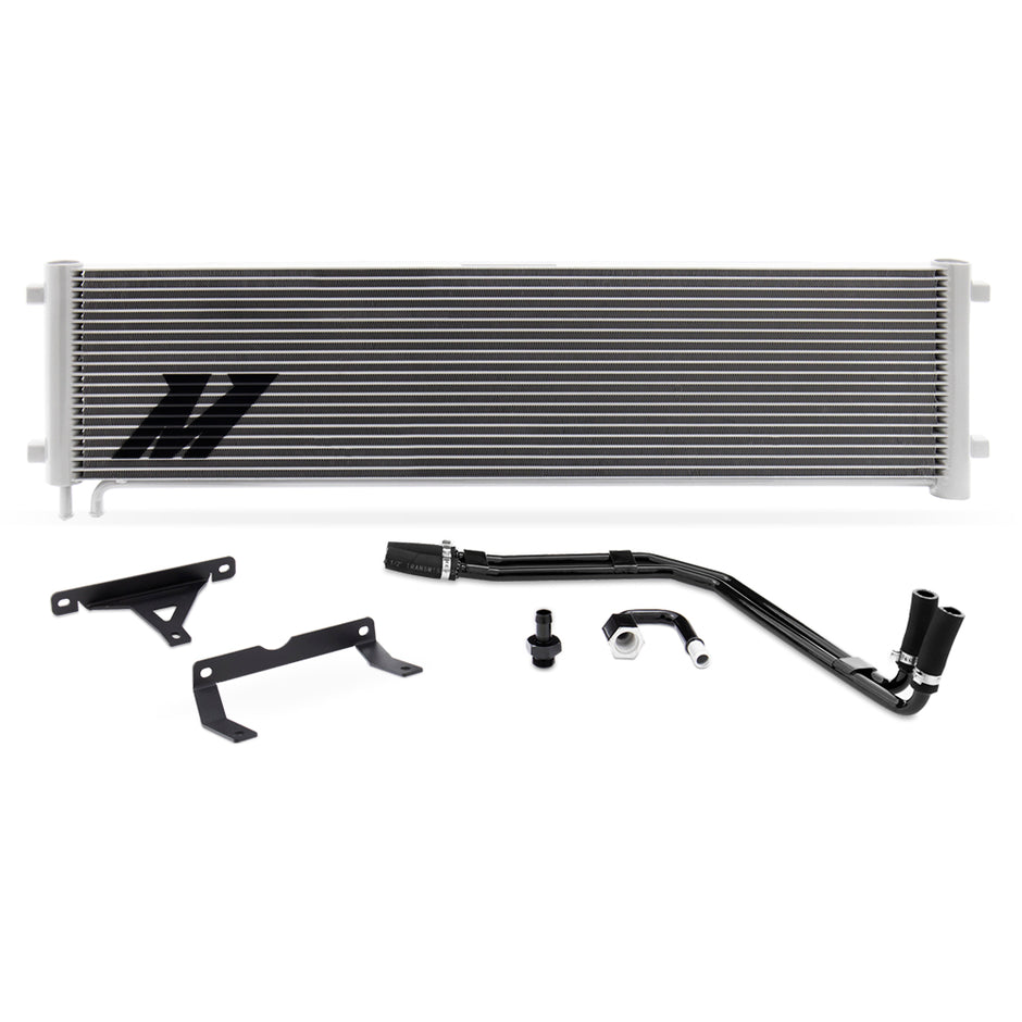 Mishimoto MMTC-F2D-17SL Transmission Cooler  Silver  Fits Ford 6.7L Powerstroke 2017-2019