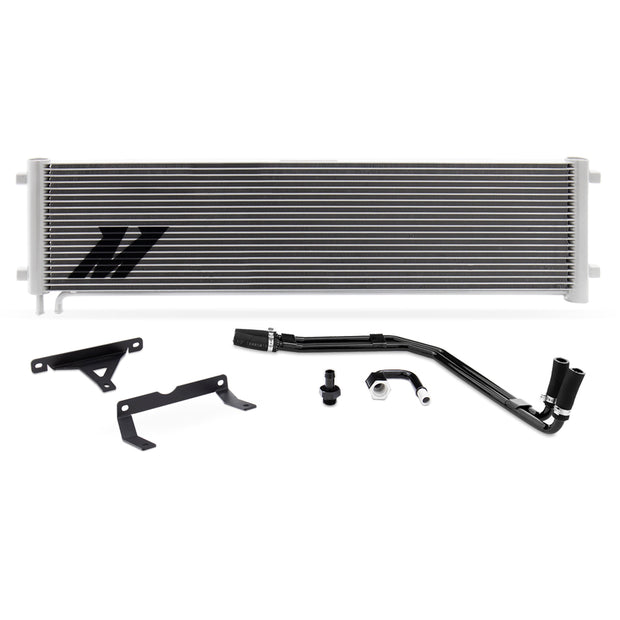 Mishimoto MMTC-F2D-17SL Transmission Cooler  Silver  Fits Ford 6.7L Powerstroke 2017-2019