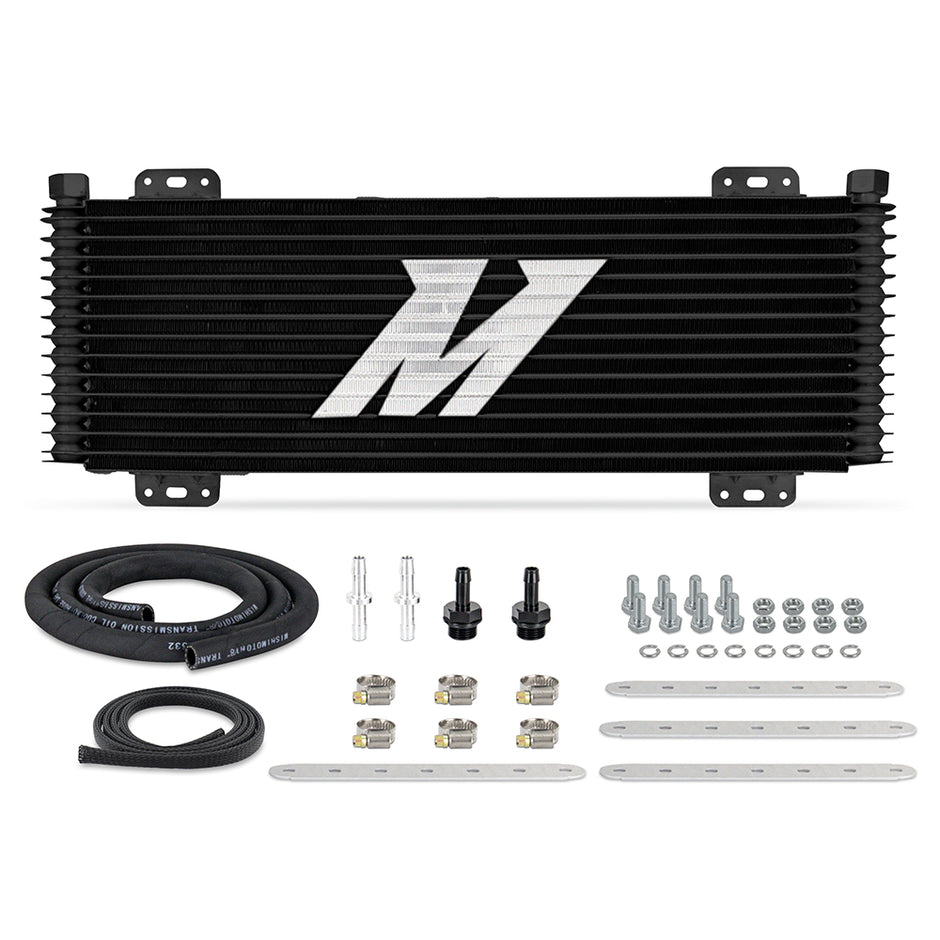 Mishimoto MMTC-SP-13BK 13-Row Stacked Plate Cooler  Black  22.85in X 7.10in X 1.25in