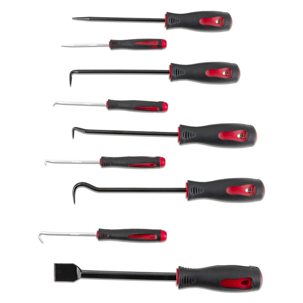 Mishimoto MMTL-SHP-9 Pick & Hook Set W/Gasket Scraper  9 Piece