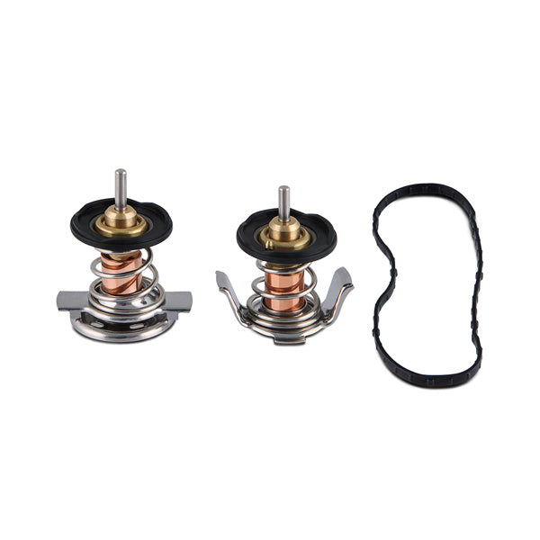 Mishimoto MMTS-F2D-08L Thermostat  Low-Temp  Set Of 2  Fits Ford 6.4L Powerstroke 2008-2010