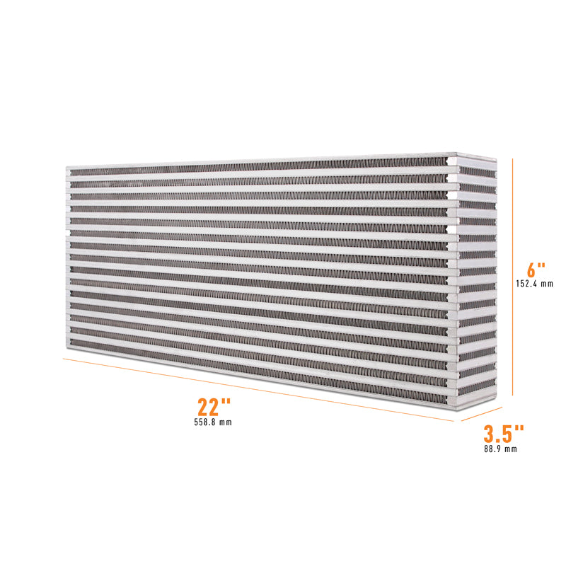 Mishimoto MMUIC-09 Universal Air-to-Air Race Intercooler Core 22 In X 6in X 3.5in
