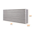 Mishimoto MMUIC-10 Universal Air-to-Air Race Intercooler Core 22 In X 9.25in X 3.25in