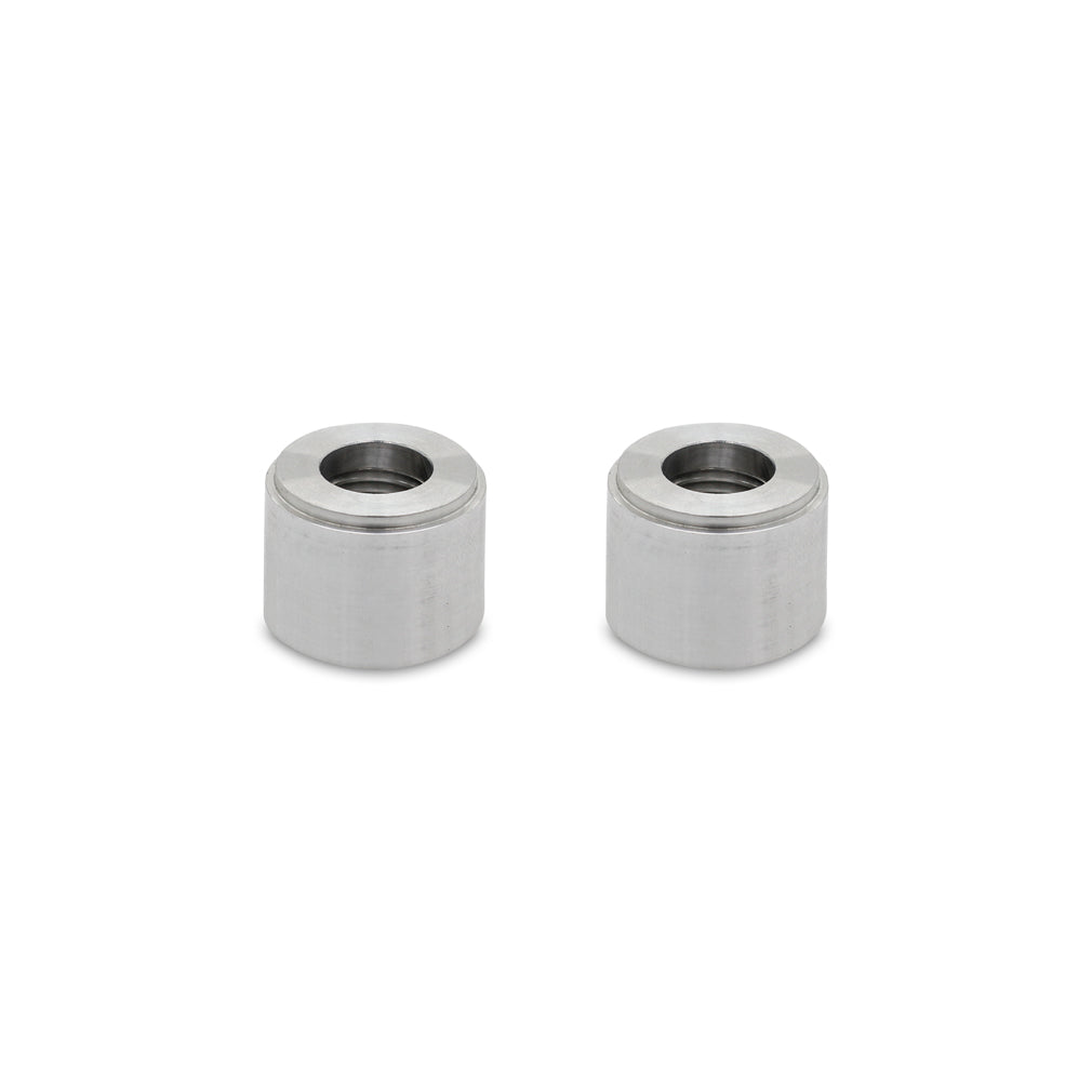 Mishimoto MMWB-14 1/4in NPT Weld-on Bung  Aluminum  Pack Of 2