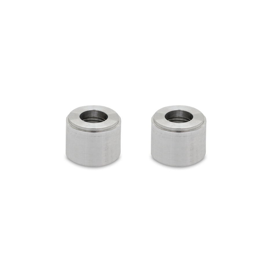 Mishimoto MMWB-14 1/4in NPT Weld-on Bung  Aluminum  Pack Of 2
