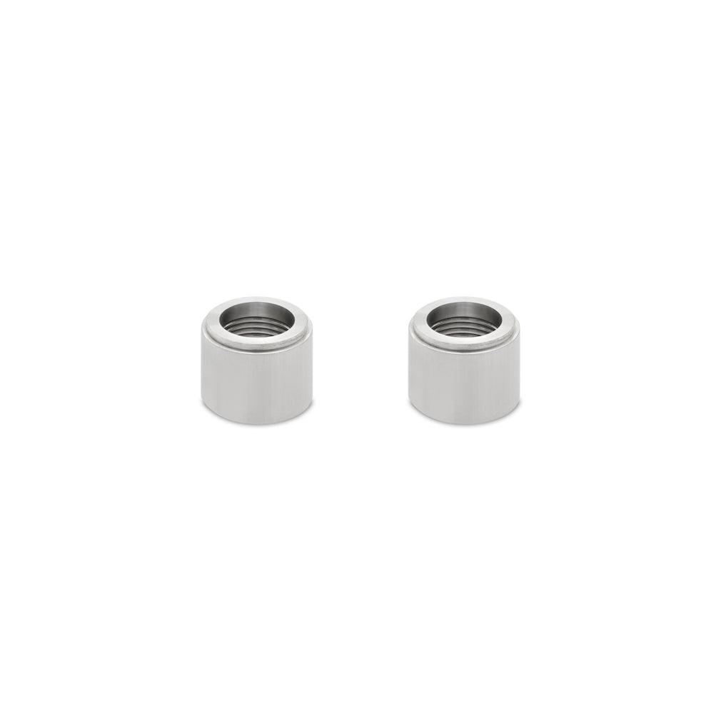 Mishimoto MMWB-38 3/8in NPT Weld-on Bung  Aluminum  Pack Of 2