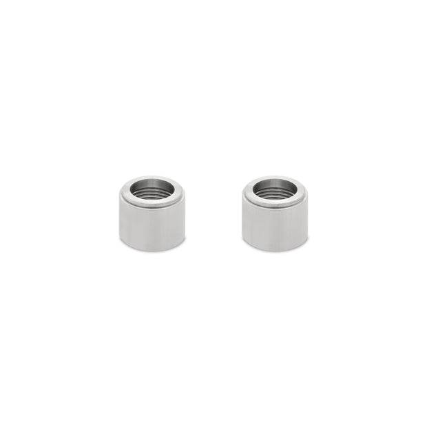 Mishimoto MMWB-38 3/8in NPT Weld-on Bung  Aluminum  Pack Of 2