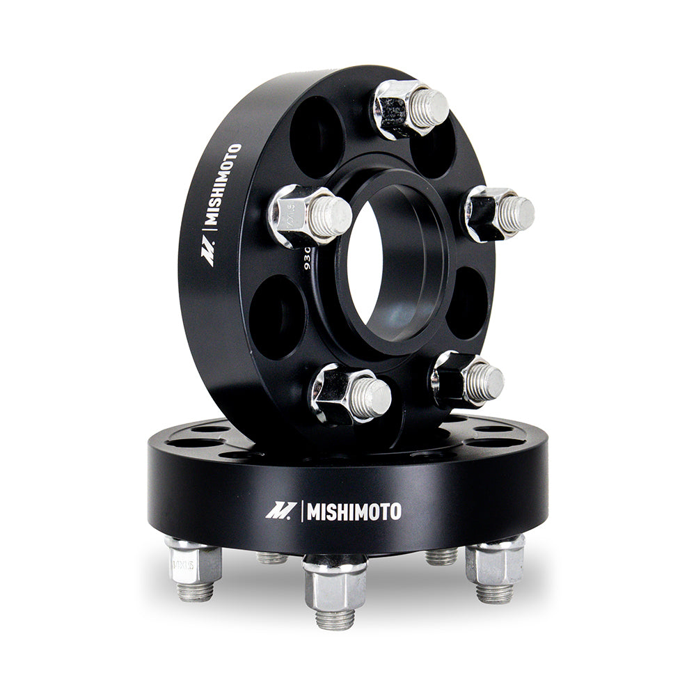 Mishimoto MMWS-004-350BK Wheel Spacers  Black  5x114.3  67.1 Center Bore  M12x1.5  35mm