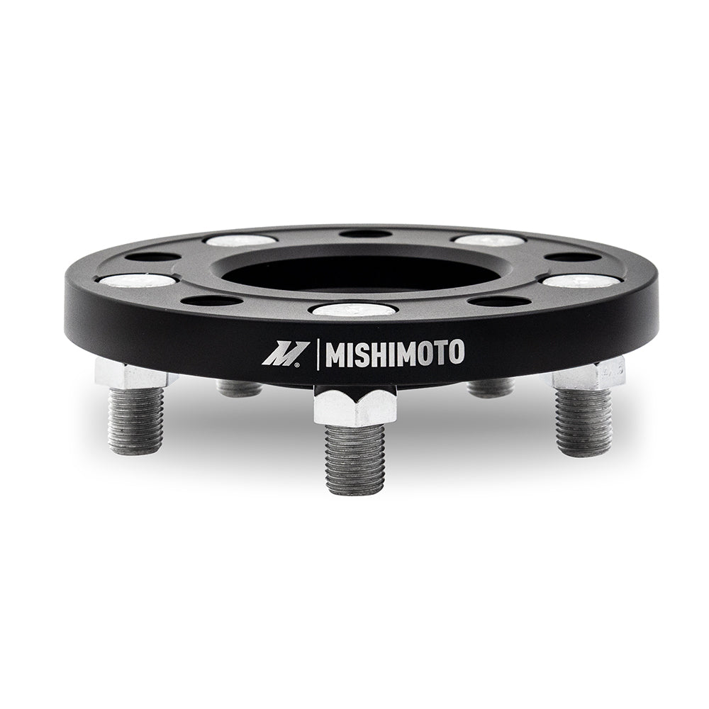 Mishimoto MMWS-002-150BK Wheel Spacers  Black  5X114.3  64.1mm Center Bore  M12 X 1.5  15mm