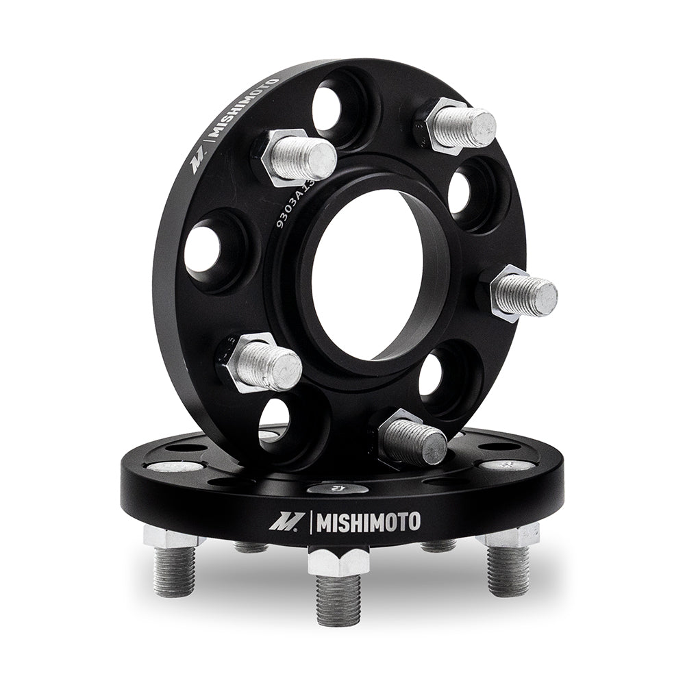 Mishimoto MMWS-003-150BK Wheel Spacers  Black  5X114.3  15mm  Fits Subaru WRX 2015+ / STI 2005-21
