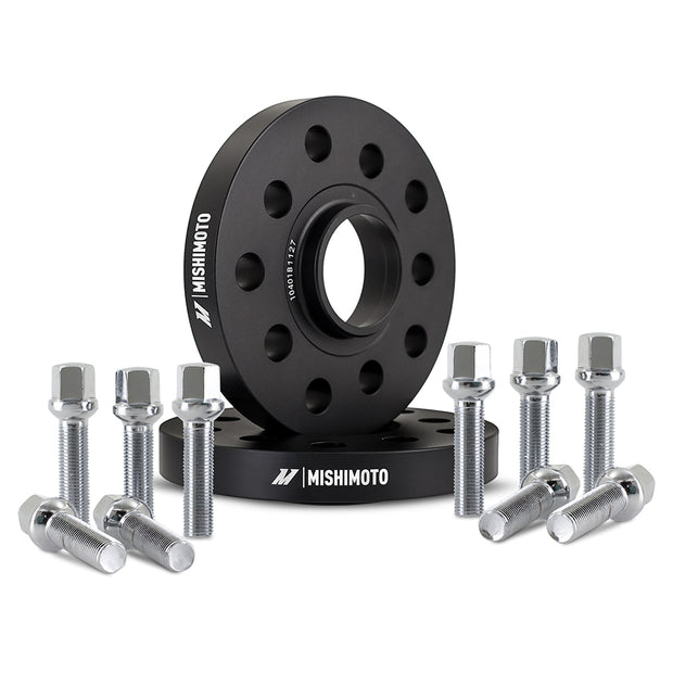 Mishimoto MMWS-009-150BK Wheel Spacers  Black  5x100 / 5x112  57.1 Center Bore  M14x1.5  15mm