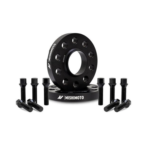 Mishimoto MMWS-014 Wheel Spacers  Black  5x112  15mm  Fits BMW M3/M4 2015-2020