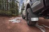Husky MudDog Rubber Front Mud Flaps - 12IN W/ Wt 55001