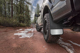 Husky MudDog Rubber Rear Mud Flaps - 12IN W/o Wt 55100