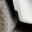 SB Filters Mud Flap Delete For 2019-2025 Chevrolet Silverado 1500 installed in a car