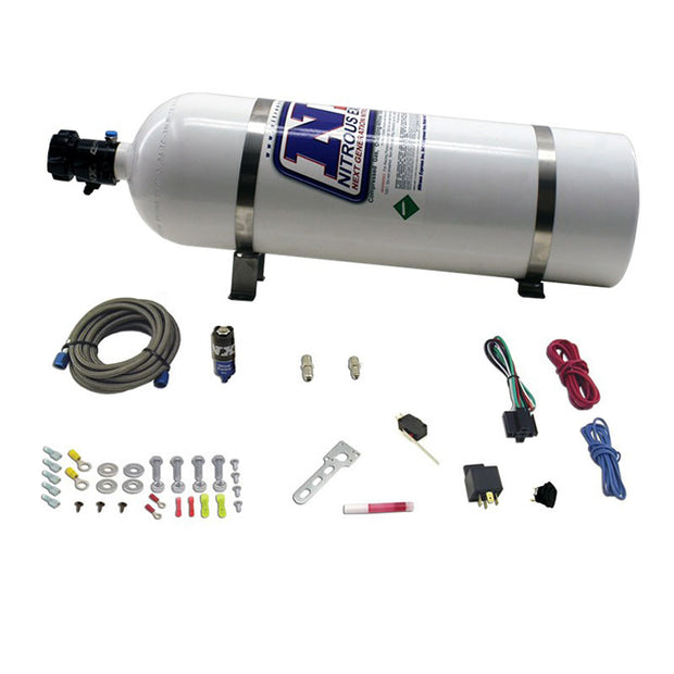 Nitrous Express - DIESEL DRY NITROUS SYSTEM INCLUDES 15LB BOTTLE ALL MOUNTING HARDWARE FOR 50HP. - NXD11110