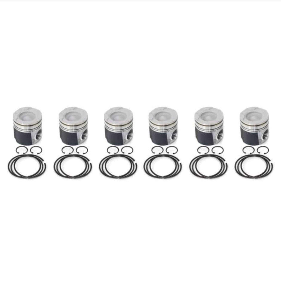 2004.5-2007 5.9L Cummins 24V ISB .040 Over Coated & Chamfered X-Series Pistons