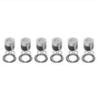 2004.5-2007 5.9L Cummins 24V ISB Standard Bore Coated & Chamfered X-Series Pistons