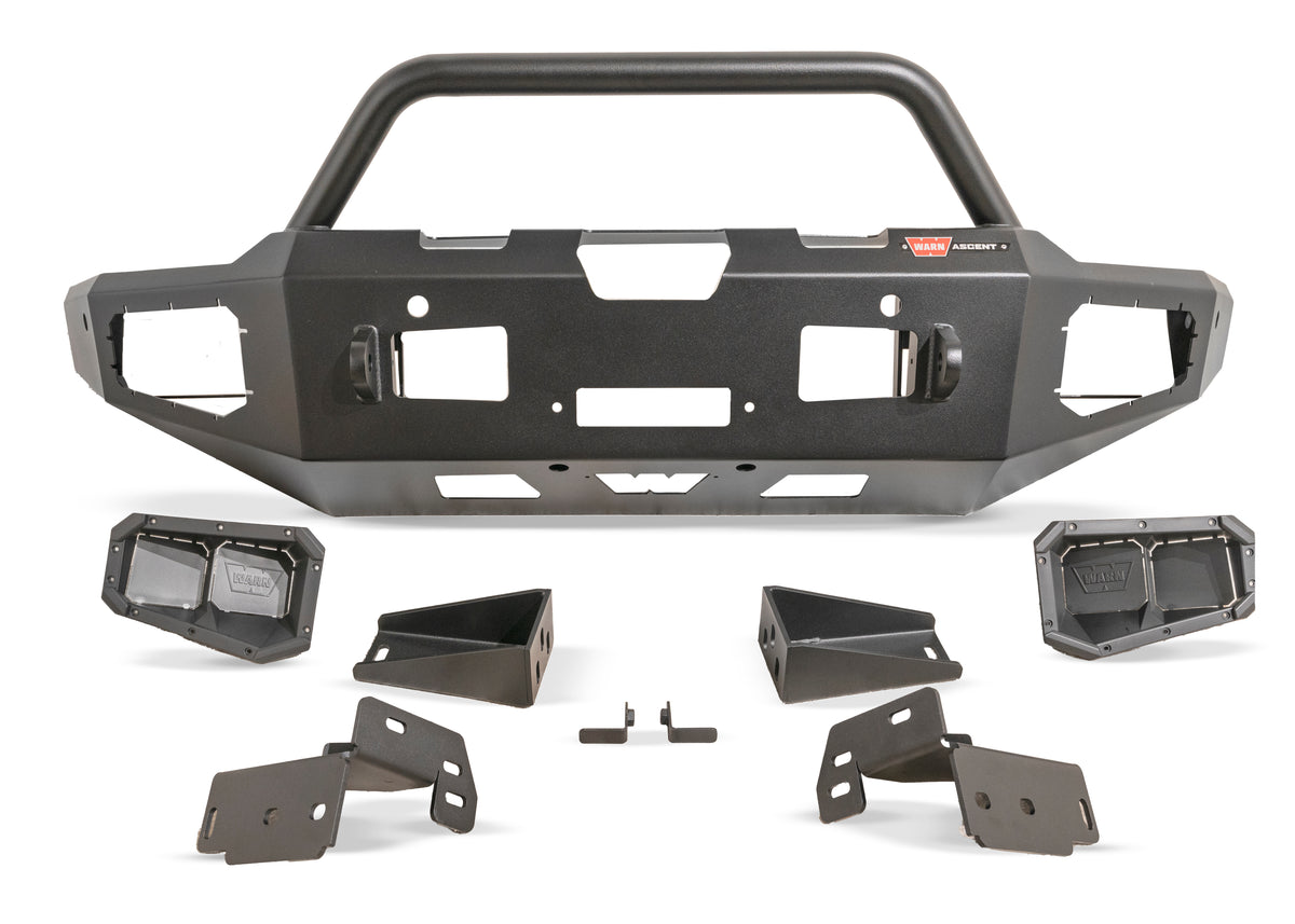Ascent Front Bumper With Prerunner Grille Guard For 2021-2023 Ford F-150