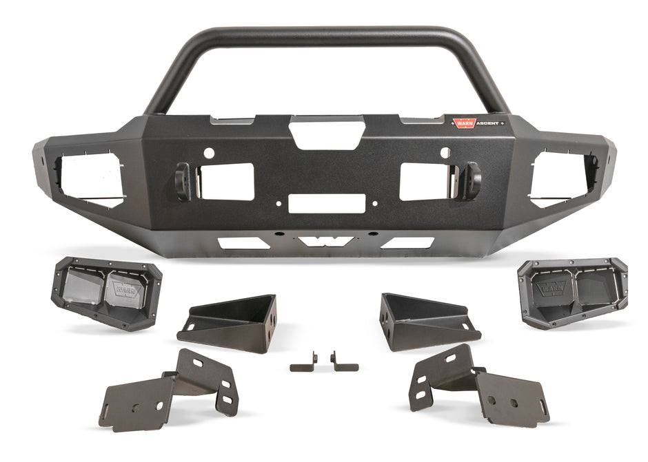 Ascent Front Bumper With Prerunner Grille Guard For 2021-2023 Ford F-150