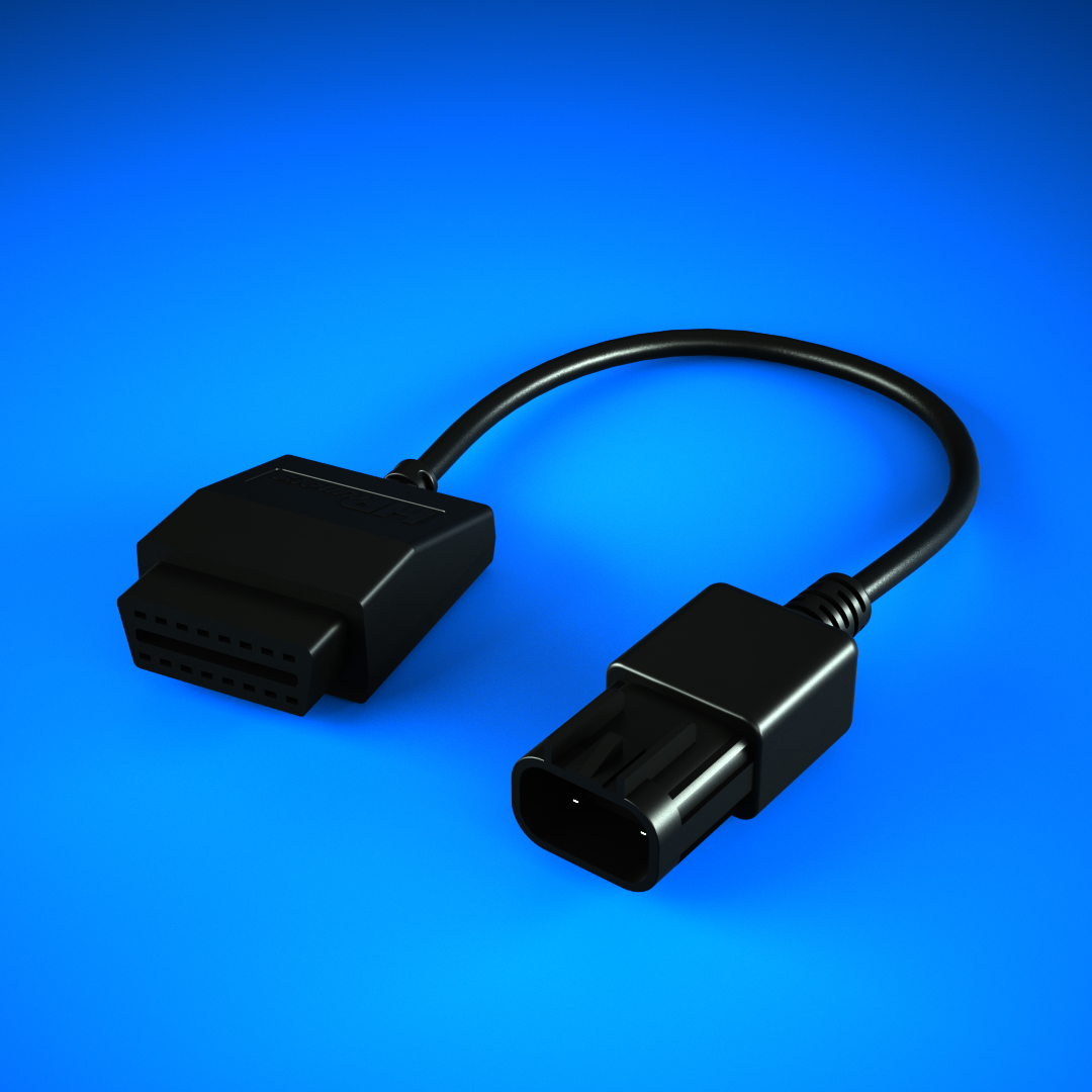 HP Tuners OBDII Adapter Cable For Supported Polaris And Indian Vehicles - H-002-08