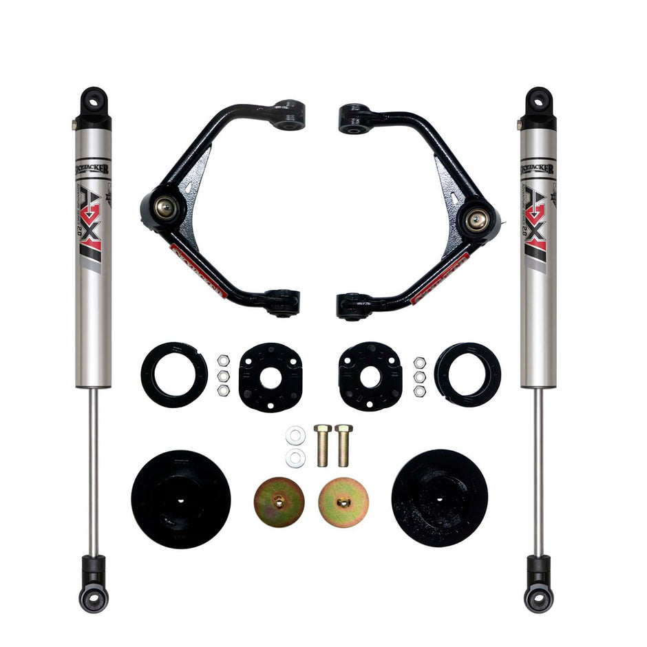3 In. Suspension Lift Kit With ADX M2.0 Aluminum Monotube Shocks.